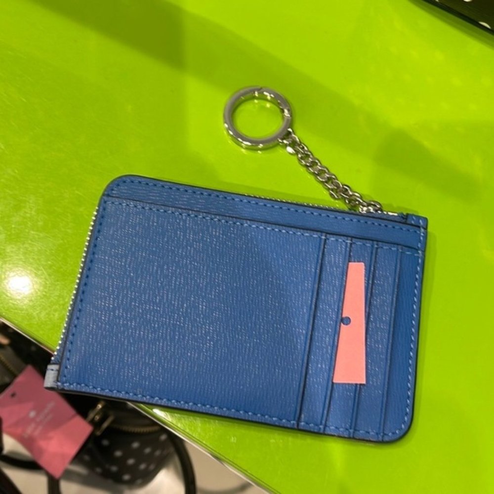 Kate Spade Arctic Friends Medium L-Zip Card Holder Multi Color - Picture 6 of 15